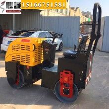 內(nèi)外兼修！1噸雙鋼輪振動壓路機 全液壓柴油壓路機 振動小碾子